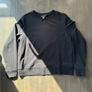 Athleta Retroterry Black Crewneck Sweater